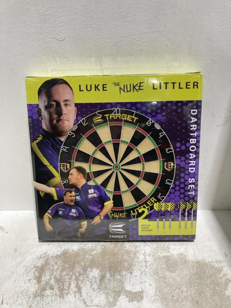Lot 745  
            Birmingham SR107 - Parcel Delivery Only 

                
TARGET LUKE LITTLER PROFESSIONAL DARTBOARD