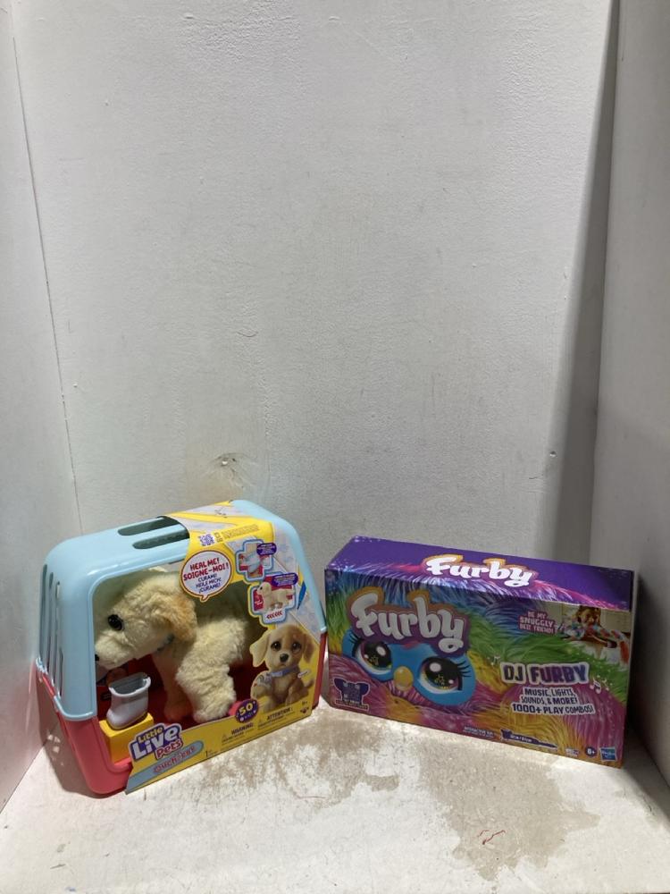 Lot 750  
            Birmingham SR107 - Parcel Delivery Only 

                
CHILDREN'S TOYS TO INCLUDE FURBY DJ INTERACTIVE TOY