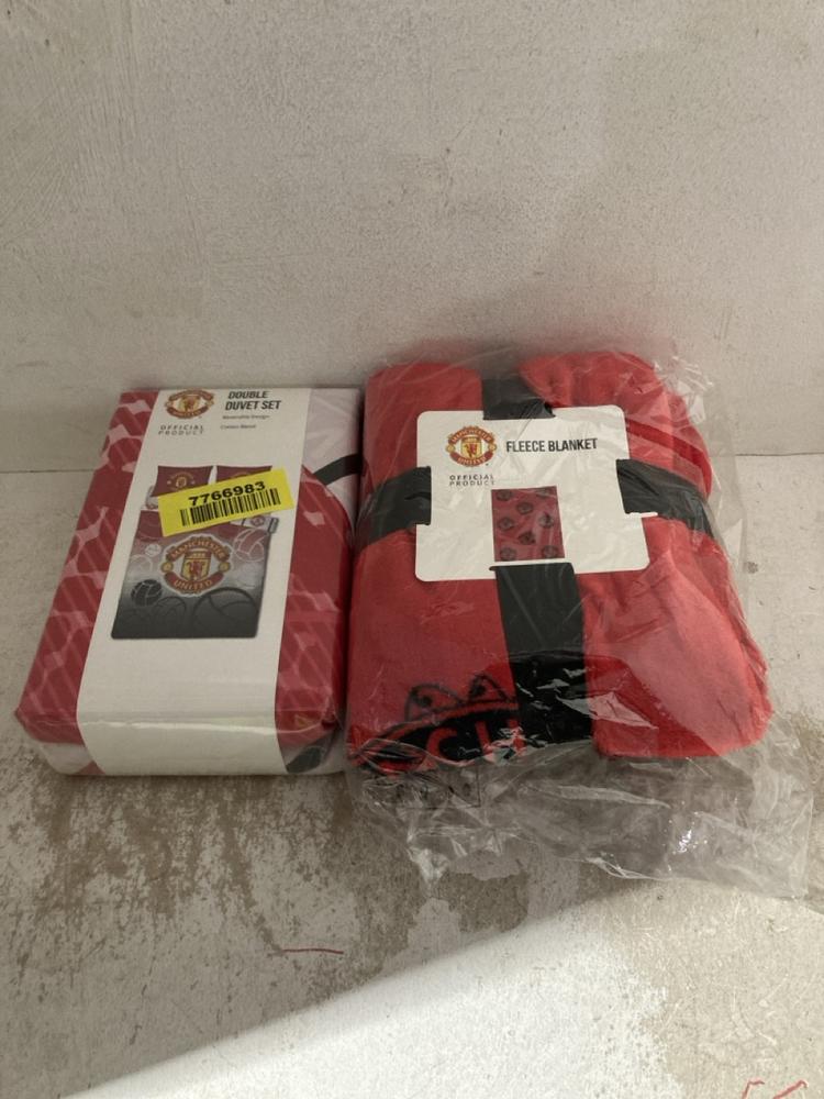 Lot 751  
            Birmingham SR107 - Parcel Delivery Only 

                
ASSORTED LINEN TO INCLUDE MANCHESTER UNITED DOUBLE DUVET SET