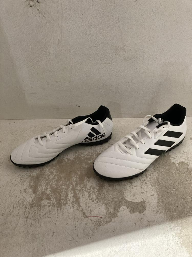 Lot 756  
            Birmingham SR107 - Parcel Delivery Only 

                
ADIDAS GOLETTO VII TURF FOOTBALL TRAINER MENS WHITE SIZE 9.5