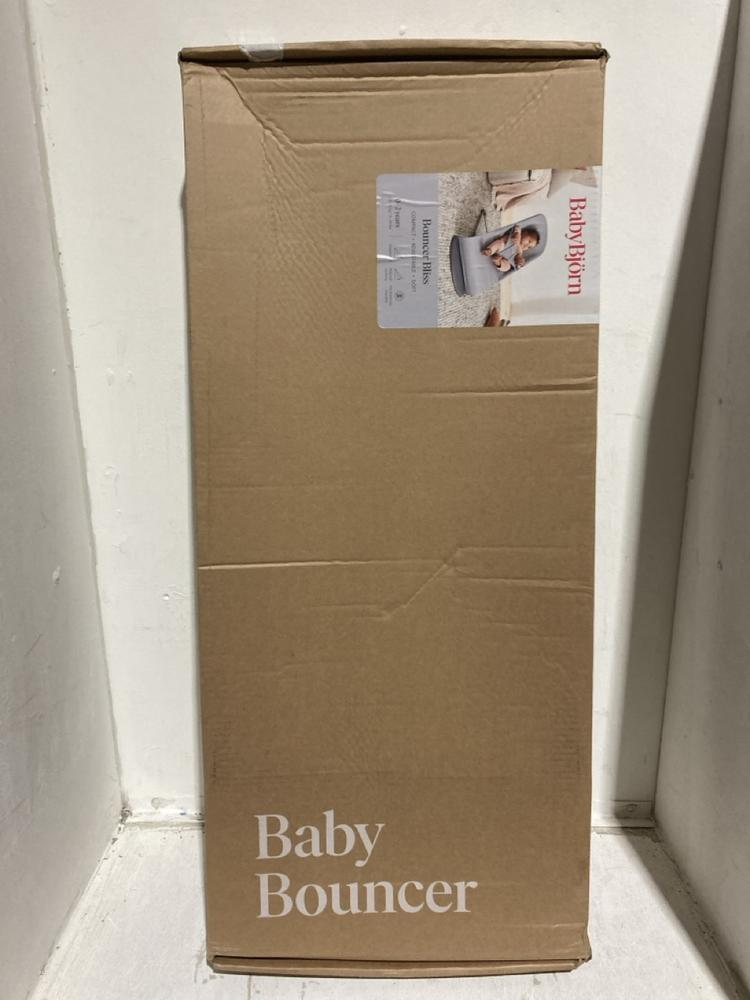 Lot 75  
            Birmingham SR107 - Parcel Delivery Only 

                
BABYBJORN BOUNCER BLISS ORIGINAL RRP £209