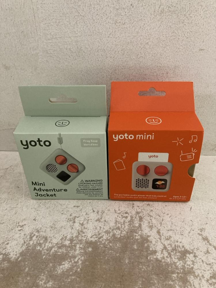 Lot 772  
            Birmingham SR107 - Parcel Delivery Only 

                
CHILDREN'S TOYS TO INCLUDE YOTO MINI PORTABLE AUDIO PLAYER