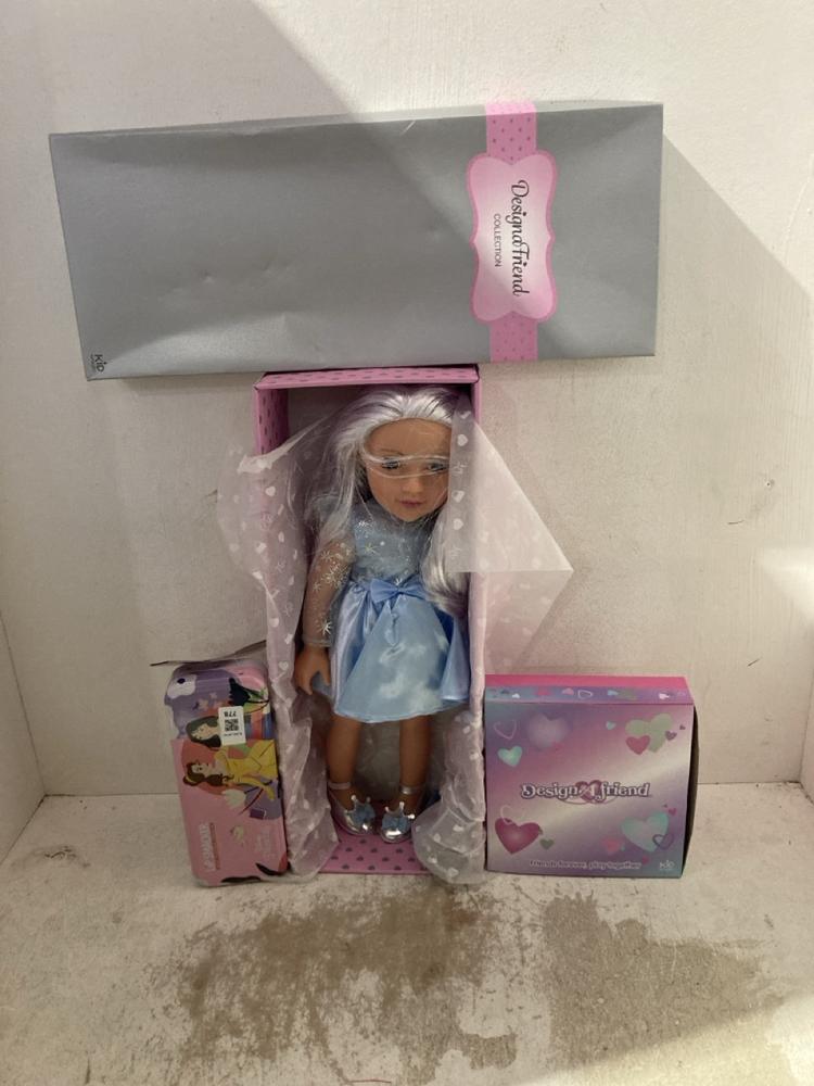 Lot 778  
            Birmingham SR107 - Parcel Delivery Only 

                
ASSORTED GIRLS TOYS TO INCLUDE DESIGN A FRIEND DOLL