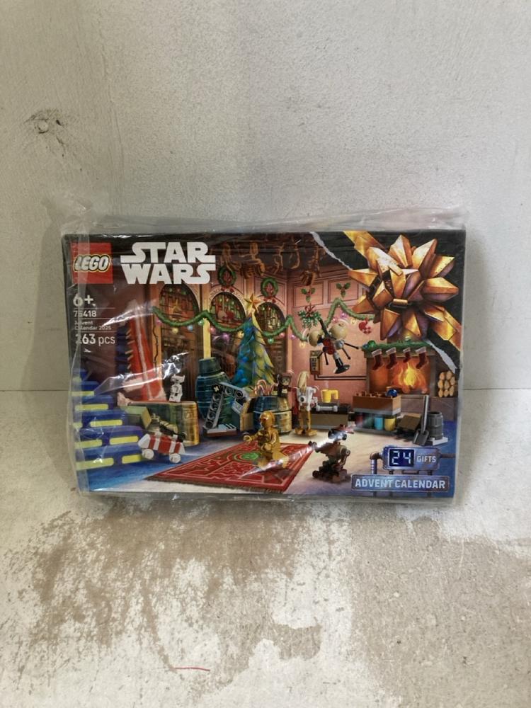 Lot 788  
            Birmingham SR107 - Parcel Delivery Only 

                
LEGO STAR WARS ADVENT CALENDAR - 75418