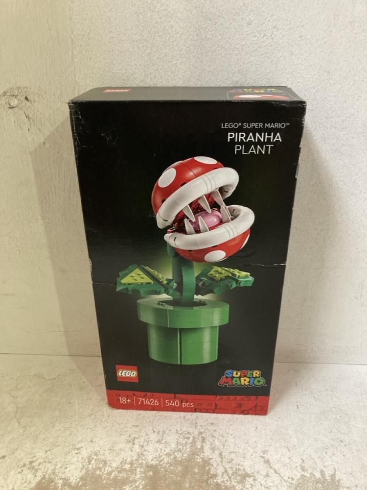 Lot 789  
            Birmingham SR107 - Parcel Delivery Only 

                
LEGO SUPER MARIO PIRANHA PLANT SET - 71426