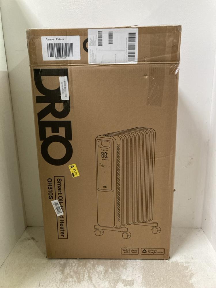 Lot 793  
            Birmingham SR107 - Parcel Delivery Only 

                
DREO SMART OIL FILLED HEATER - MODEL OH310S