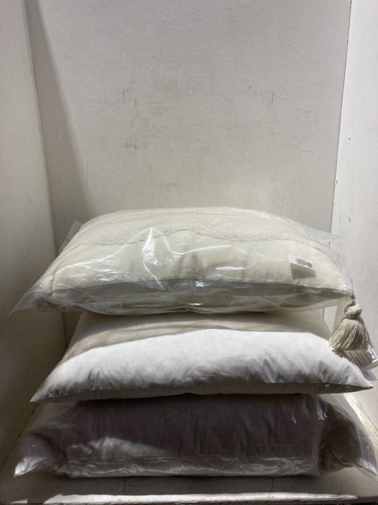 Lot 830  
            Birmingham SR107 - Parcel Delivery Only 

                
QTY OF ASSORTED SOFT FURNISHINGS TO INCLUDE BED PILLOWS
