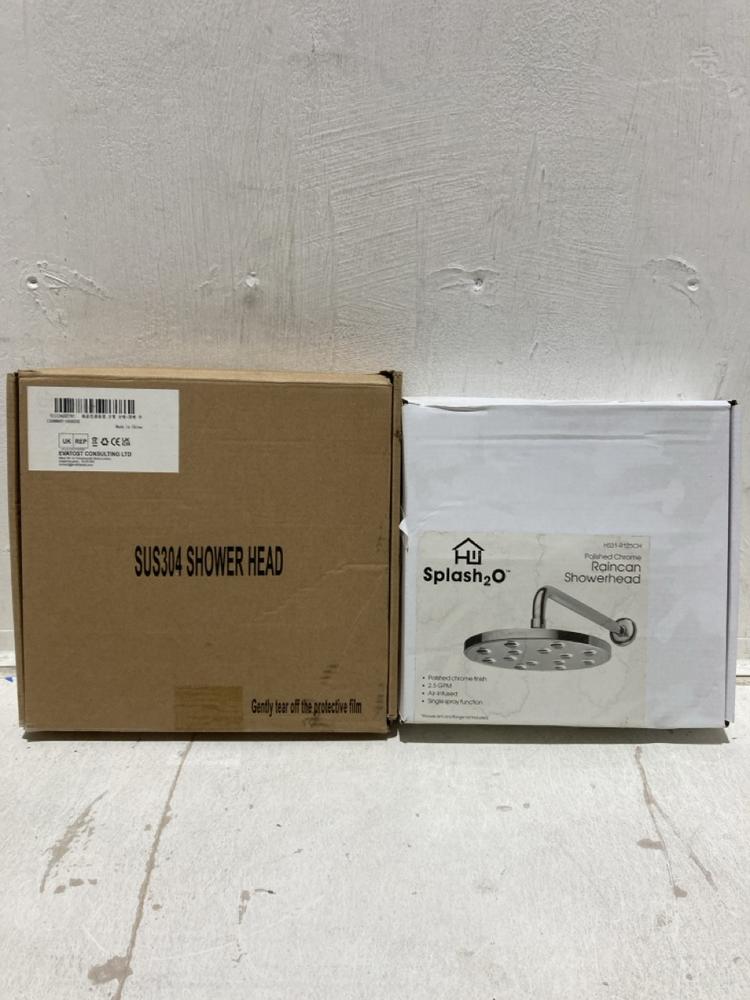 Lot 841  
            Birmingham SR107 - Parcel Delivery Only 

                
2 X ITEMS TO INCLUDE HOMEWERKS SPLASH2O POLISHED CHROME RAINCAN SHOWERHEAD