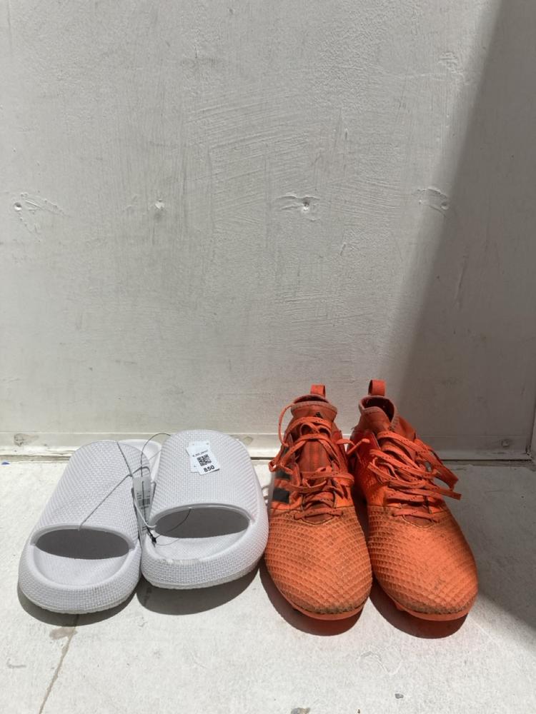 Lot 850  
            Birmingham SR107 - Parcel Delivery Only 

                
2 X ITEMS TO INCLUDE TU WOMANS SLIDERS SIZE 7