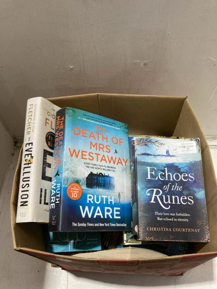 Lot 876  
            Birmingham SR107 - Parcel Delivery Only 

                
BOX OF BOOKS TO INCLUDE ECHOES OF THE RUNES BOOK