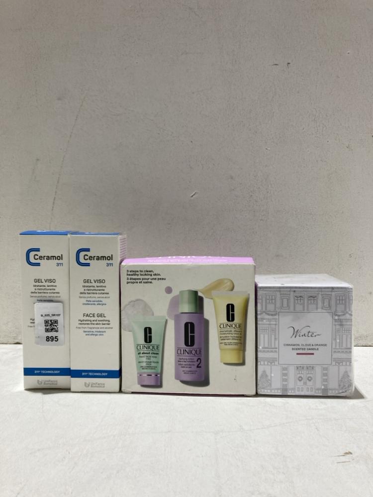 Lot 895  
            Birmingham SR107 - Parcel Delivery Only 

                
4 X ITEMS TO INCLUDE CERAMOL 311 FACIAL GEL