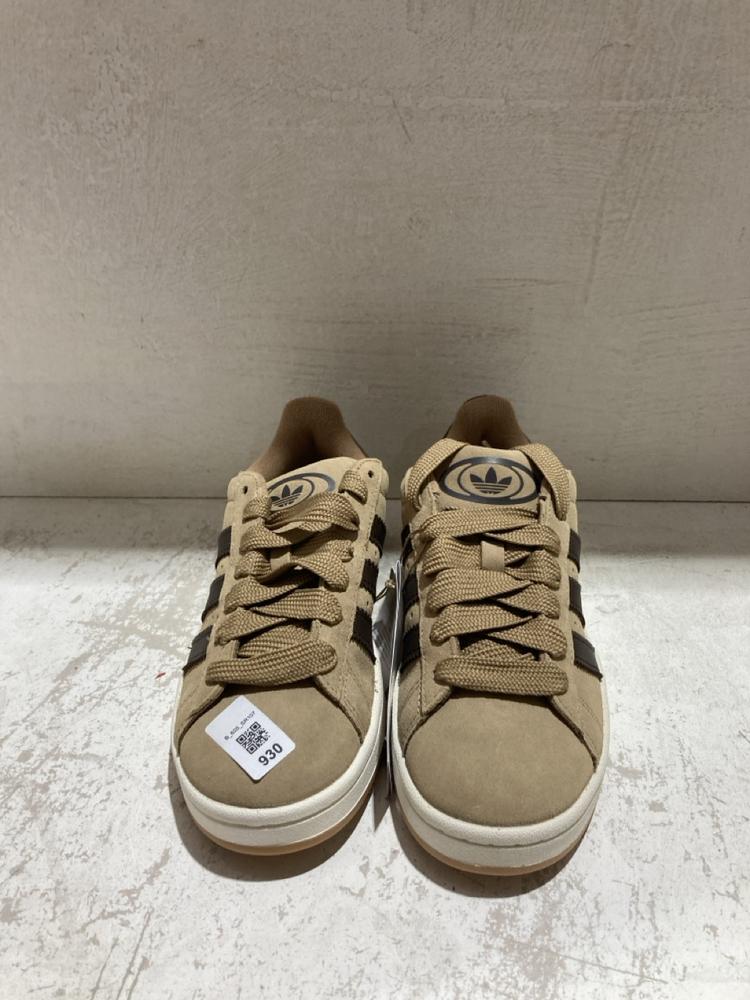 Lot 930  
            Birmingham SR107 - Parcel Delivery Only 

                
ADIDAS CAMPUS 00 TRAINERS SUEDE BROWN SIZE 6