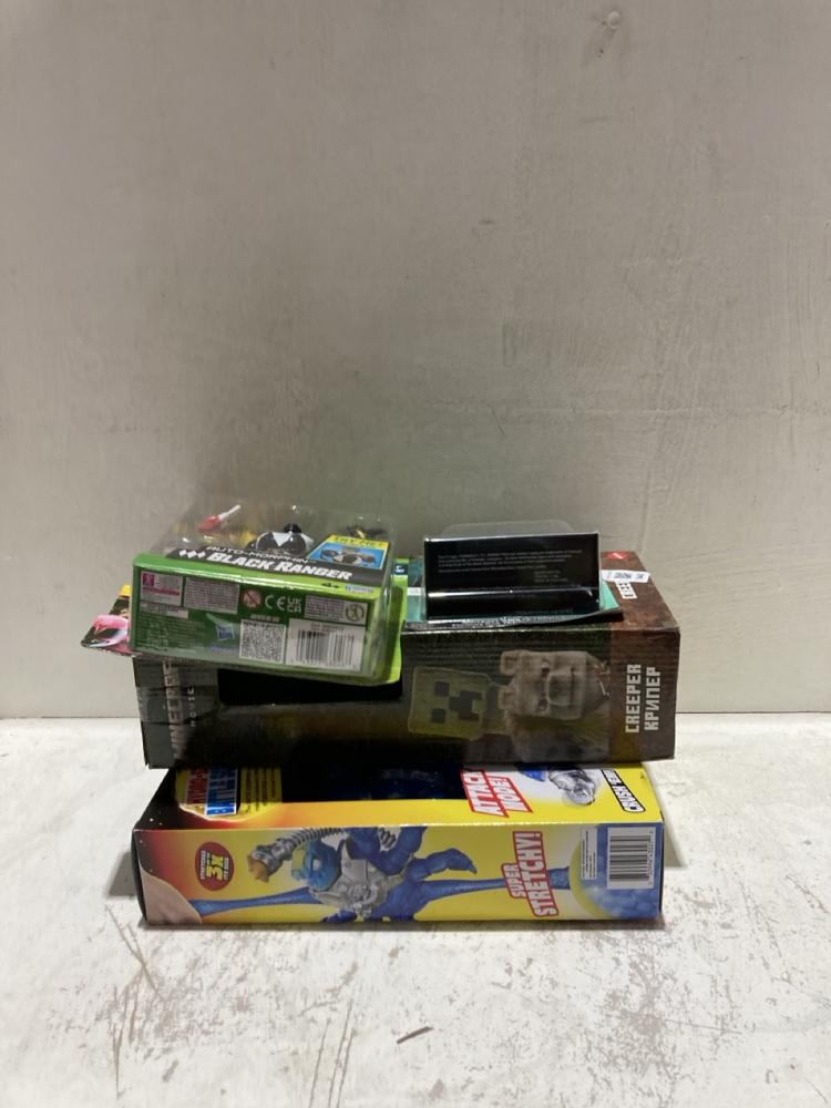 Lot 940  
            Birmingham SR107 - Parcel Delivery Only 

                
ASSORTED BOYS TOYS TO INCLUDE MINECRAFT CREEPER DOLL