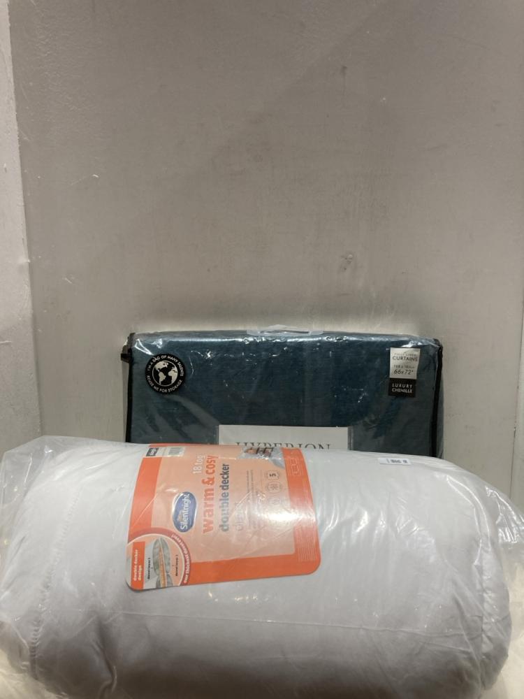 Lot 948  
            Birmingham SR107 - Parcel Delivery Only 

                
ASSORTED LINEN TO INCLUDE WARM & COSY DOUBLE DECKER DUVET 18 TOG