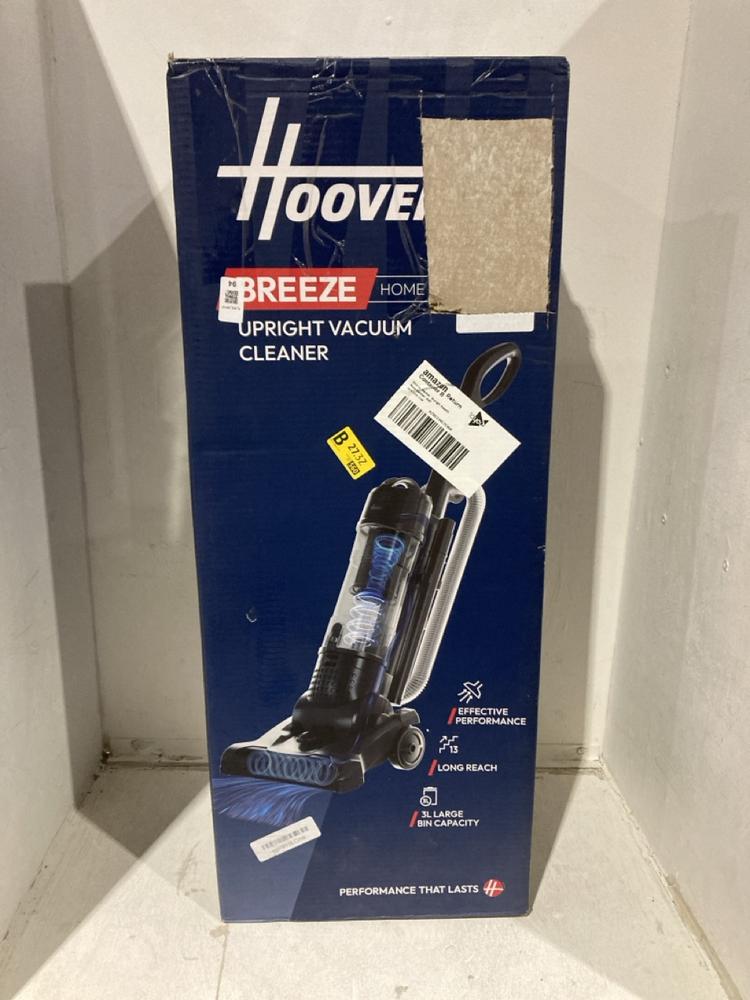 Lot 94  
            Birmingham SR107 - Parcel Delivery Only 

                
HOOVER BREEZER HOME UPRIGHT VACUUM CLEANER ORIGINAL RRP £179