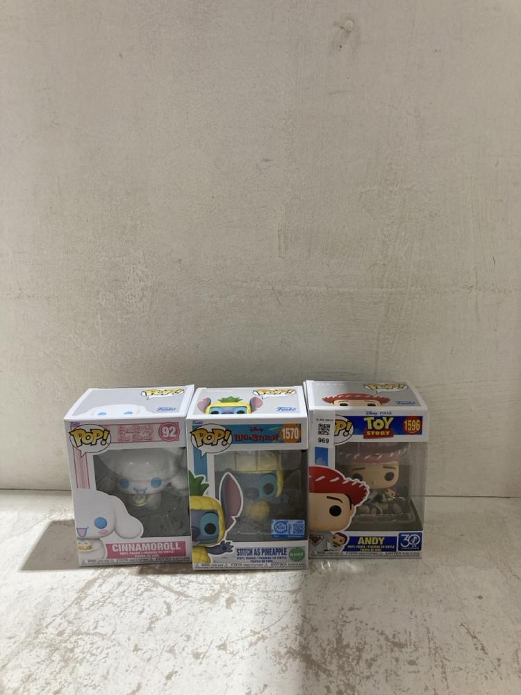 Lot 969  
            Birmingham SR107 - Parcel Delivery Only 

                
ASSORTED FUNKO POP DOLLS TO INCLUDE TOY STORY 30TH ANNIVERSARY ANDY VINYL FIGURE