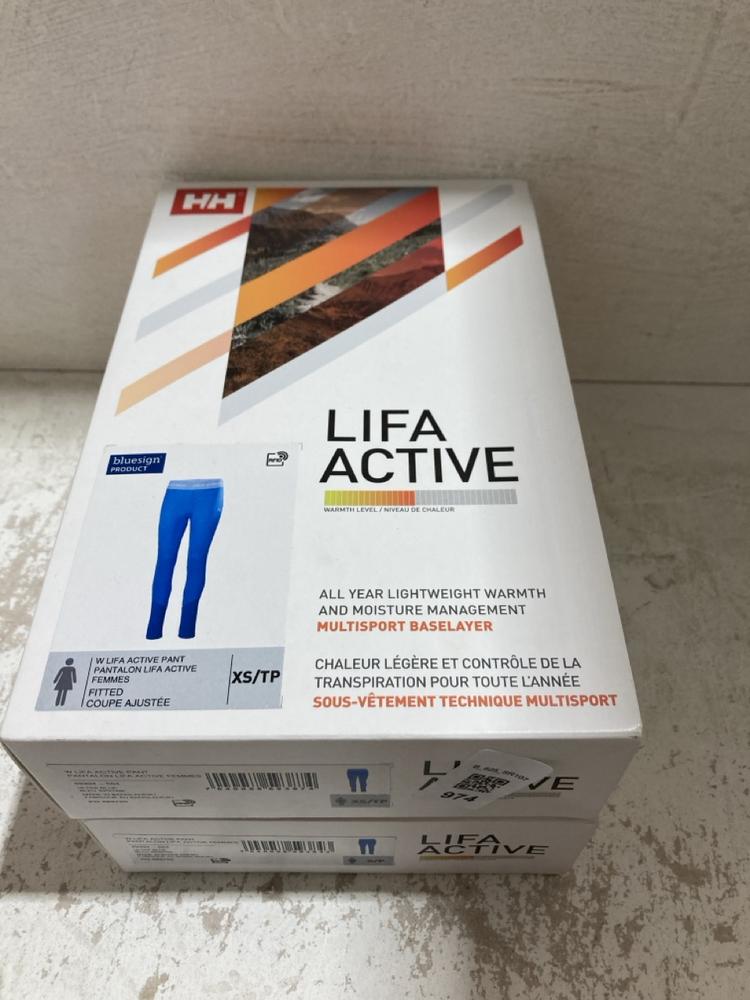 Lot 974  
            Birmingham SR107 - Parcel Delivery Only 

                
2 X ASSORTED HELLY HANSEN CLOTHING TO INCLUDE WOMANS LIFA ACTIVE PANT SIZE XS BLUE