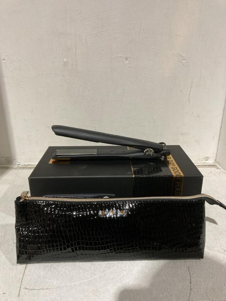 Lot 97  
            Birmingham SR107 - Parcel Delivery Only 

                
GHD GOLD PROFESSIONAL ADVANCED STYLER HAIR STRAIGHTENER SET ORIGINAL RRP £199