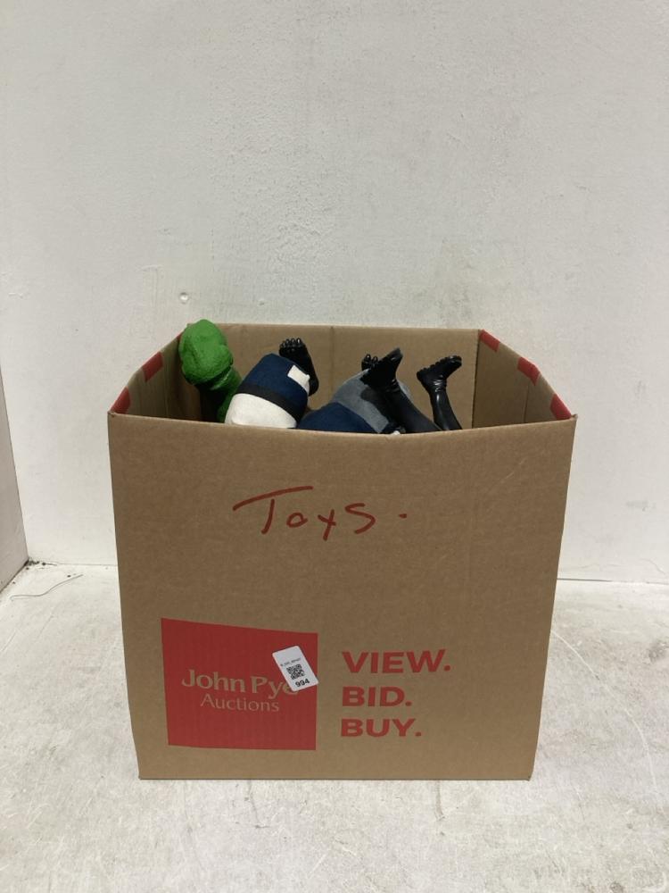 Lot 994  
            Birmingham SR107 - Parcel Delivery Only 

                
COLLECTION OF BOY TOYS TO INCLUDE MARVELS INCREDIBLE HULK