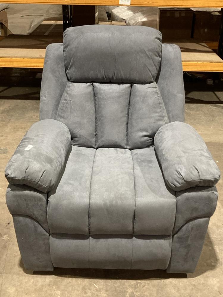 Lot 124  
            Birmingham SR106 - Collection or Optional Delivery Available 

                
CHARCOAL FABRIC POWER RECLINER ARMCHAIR (LOCATION: L)