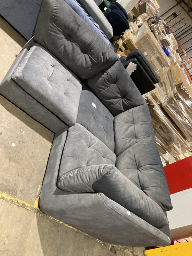 Lot 153  
            Birmingham SR106 - Collection or Optional Delivery Available 

                
SOFOLOGY 4 SEATER SOFA IN FLECKED FABRIC CHARCOAL ORIGINAL RRP £1899 (SOF615-5645...