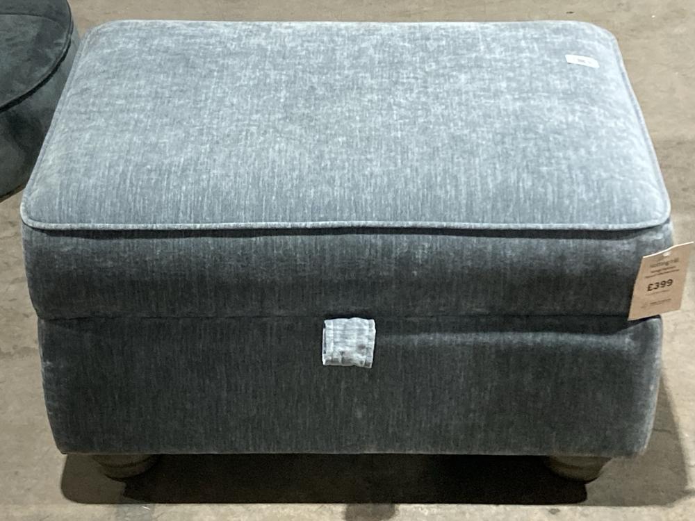 Lot 191  
            Birmingham SR106 - Collection or Optional Delivery Available 

                
SOFOLOGY STORAGE FOOTSTOOL IN STEEL ALL OVER ORIGINAL RRP £245 (SOF4269-15156) (L...