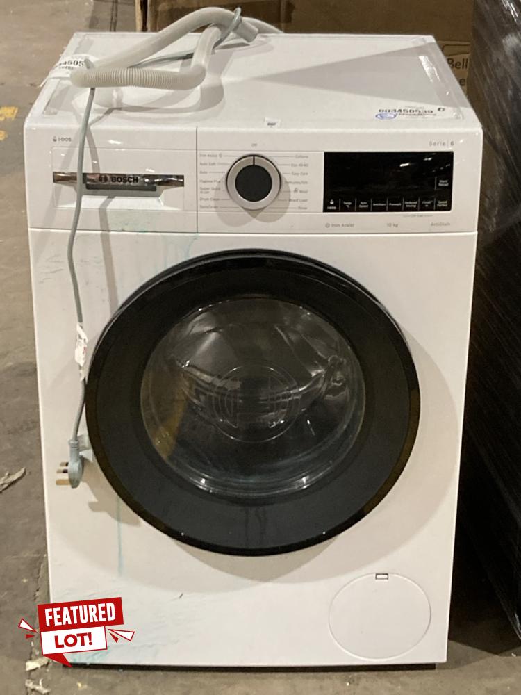 Lot 1  
            Birmingham SR106 - Collection or Optional Delivery Available 

                
BOSCH SERIES 6 FREESTANDING WASHING MACHINE - WGG254Z0GB - ORIGINAL RRP £549 (LOC...