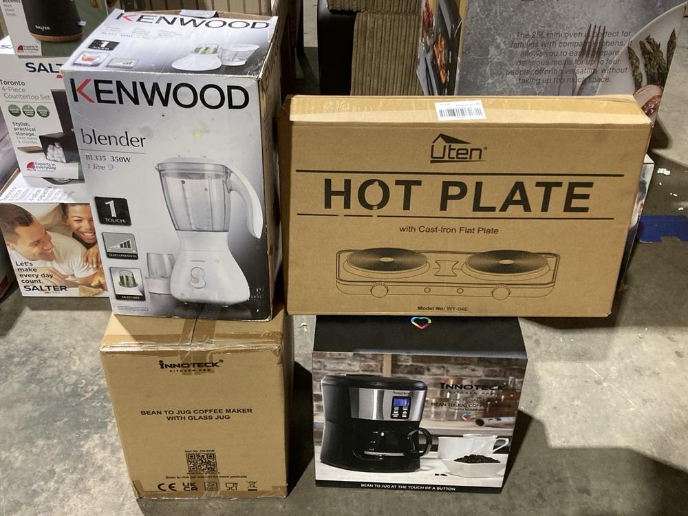 Lot 209  
            Birmingham SR106 - Collection or Optional Delivery Available 

                
4 VARIOUS ITEMS TO INCLUDE UTEN HOT PLATE WITH CAST IRON FLAT PLATE (LOCATION: RO...