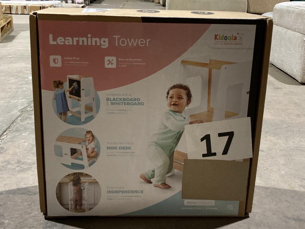 Lot 213  
            Birmingham SR106 - Collection or Optional Delivery Available 

                
KIDOODLE LEARNING TOWER TO INCLUDE CHAD VALLEY WOODEN KITCHEN WITH BREAKFAST BAR ...