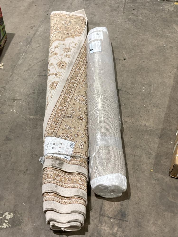 Lot 221  
            Birmingham SR106 - Collection or Optional Delivery Available 

                
ORIGIN RUG COLLECTION CASABLANCA HAZE RUG TO INCLUDE PATTERNED RUG (LOCATION: ROW...