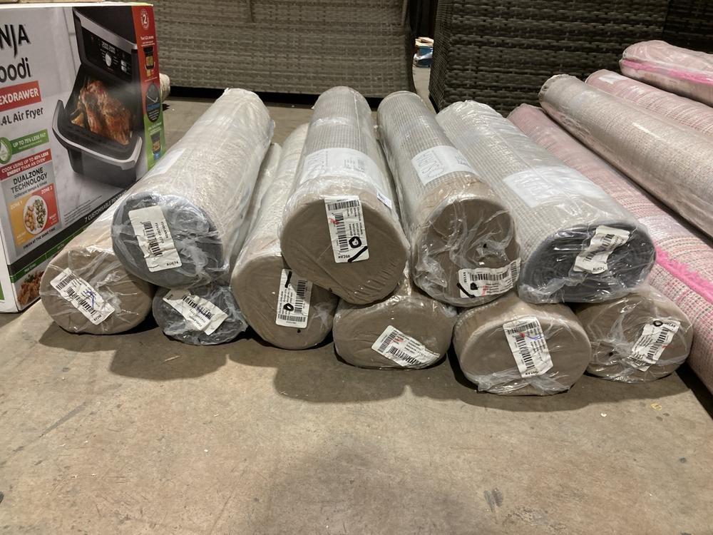 Lot 223  
            Birmingham SR106 - Collection or Optional Delivery Available 

                
10 X SURYA RUGS TO INCLUDE FIVELANDS RUG (LOCATION: ROW 4 - C )