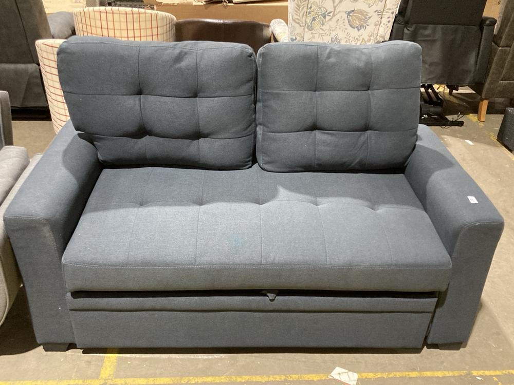 Lot 228  
            Birmingham SR106 - Collection or Optional Delivery Available 

                
2 SEATER DIVAN SOFA IN CHARCOAL FABRIC (LOCATION: ROW 8 - D )
