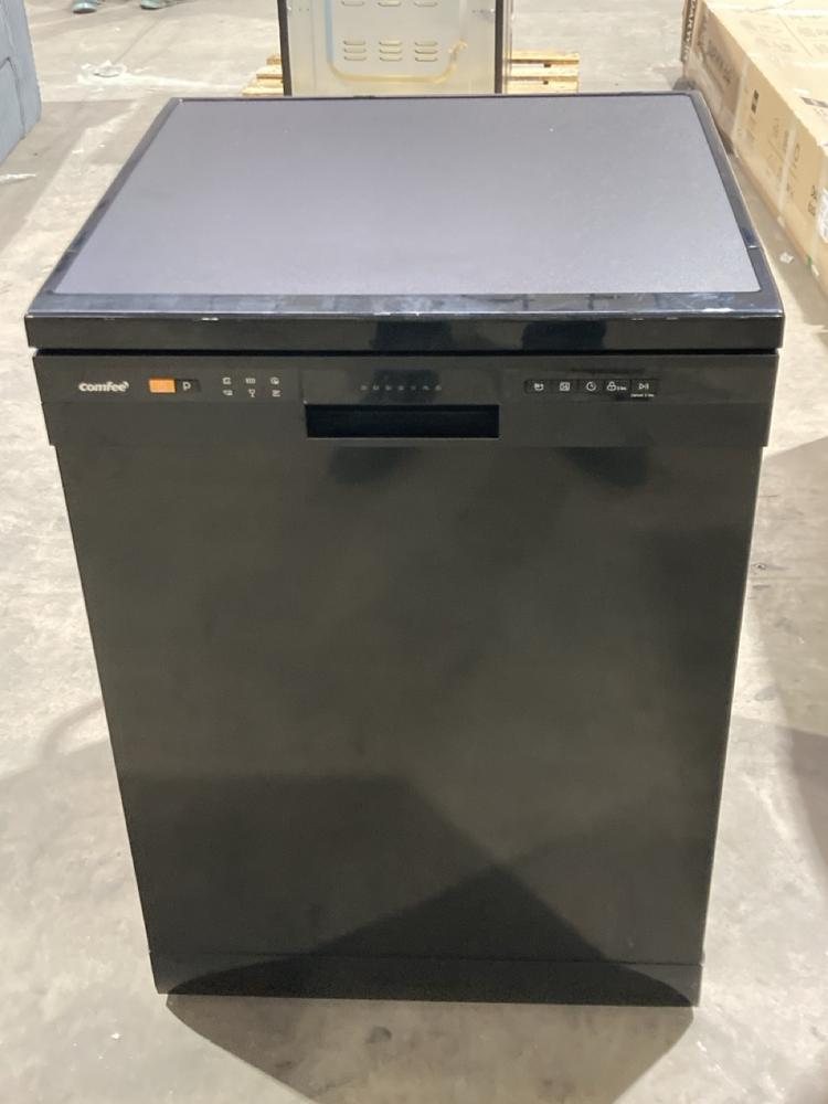 Lot 271  
            Birmingham SR106 - Collection or Optional Delivery Available 

                
COMFEE FREESTANDING DISHWASHER ORIGINAL RRP £644 - CDWPF1201PB - (LOCATION: ROW 6...