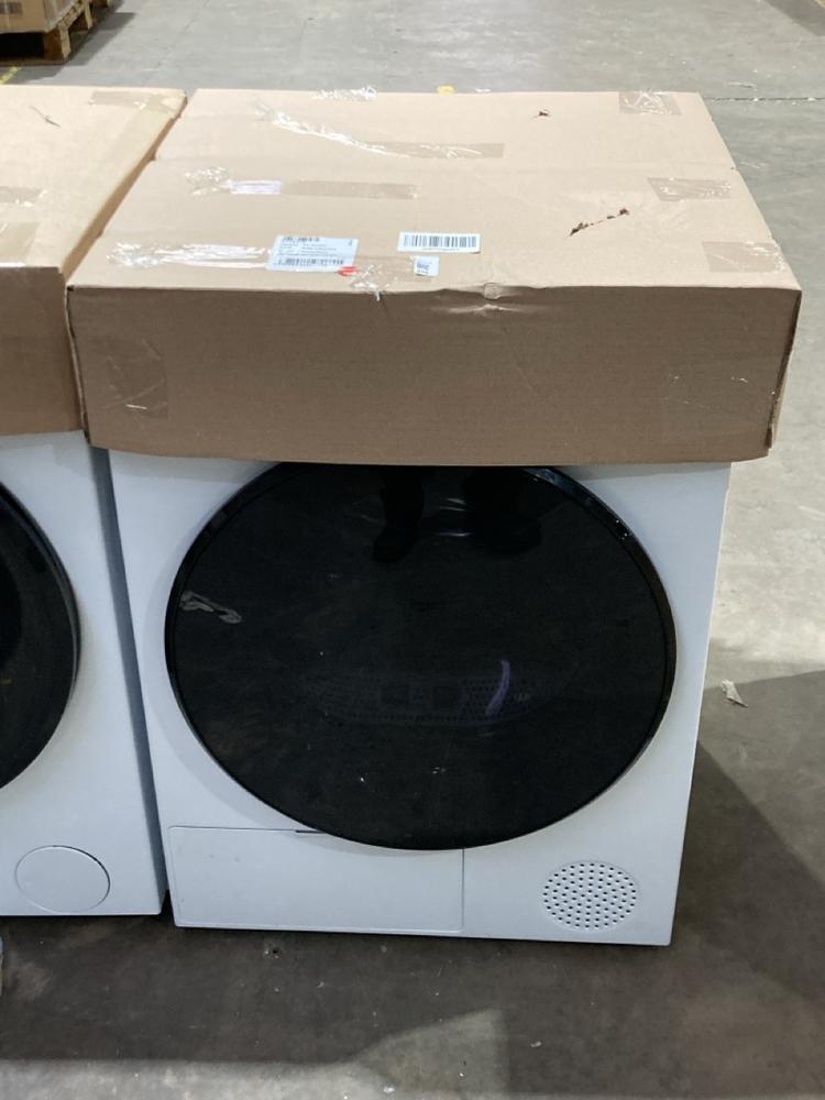 Lot 276  
            Birmingham SR106 - Collection or Optional Delivery Available 

                
HISENSE 3 SERIES FREESTANDING TUMBLE DRYER ORIGINAL RRP £429 - DHQA902U - (LOCATI...