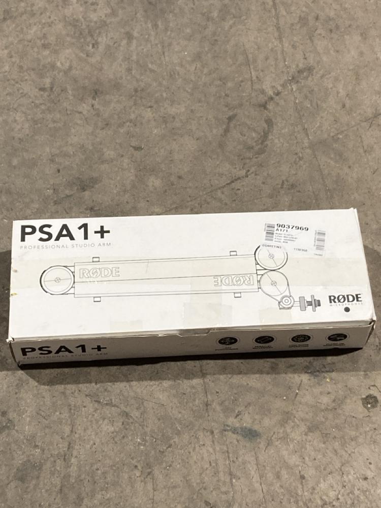 Lot 287  
            Birmingham SR106 - Collection or Optional Delivery Available 

                
RODE PSA1+ PROFESSIONAL STUDIO ARM (LOCATION: RACKINGS)