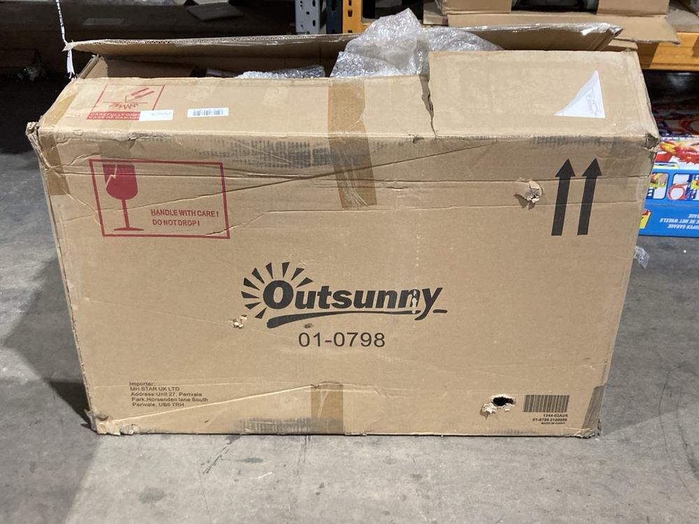 Lot 308  
            Birmingham SR106 - Collection or Optional Delivery Available 

                
OUTSUNNY 01-0798 RATTAN SUN LOUNGER PATIO CHAIR (LOCATION: RACKINGS )