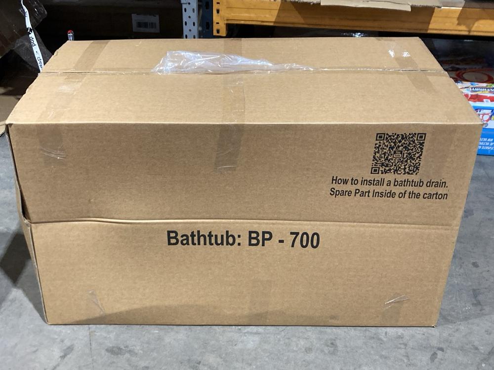 Lot 313  
            Birmingham SR106 - Collection or Optional Delivery Available 

                
PORTABLE SOAK TUB - BATH TUB BP-700 - (LOCATION: RACKINGS)