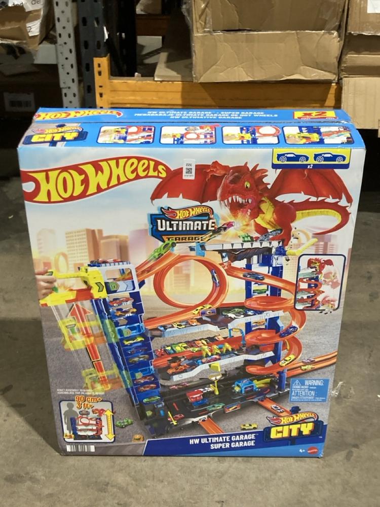 Lot 323  
            Birmingham SR106 - Collection or Optional Delivery Available 

                
HOT WHEELS CITY ULTIMATE GARAGE CHILDRENS TOY ORIGINAL RRP £129 (LOCATION: RACKINGS)