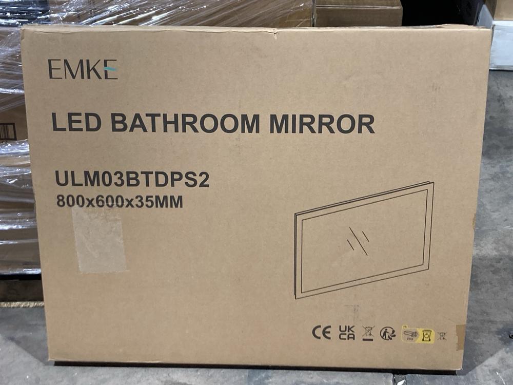 Lot 341  
            Birmingham SR106 - Collection or Optional Delivery Available 

                
EMKE LED BATHROOM MIRROR ORIGINAL RRP £132 - ULM03BTDPS2 - (LOCATION: RACKINGS)