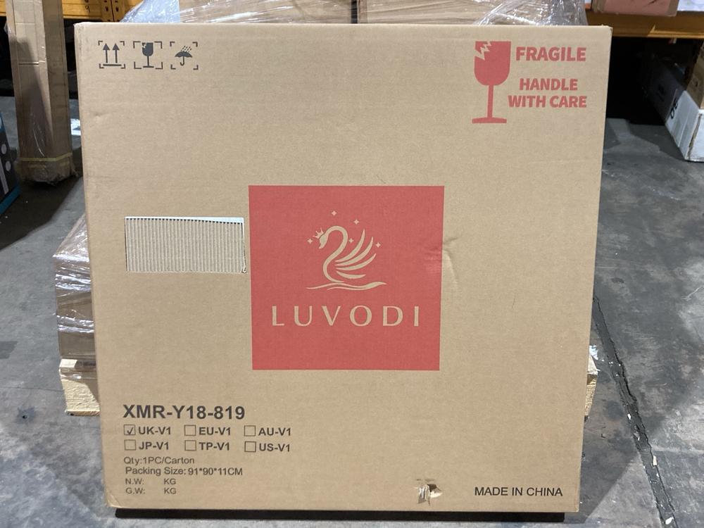 Lot 342  
            Birmingham SR106 - Collection or Optional Delivery Available 

                
LUVODI XM-Y18-819 WALL MOUNTED BATHROOM MIRROR WITH LED ORIGINAL RRP £359 (LOCATI...