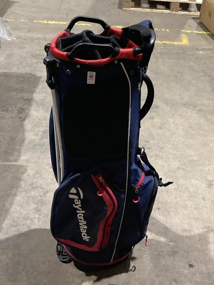 Lot 370  
            Birmingham SR106 - Collection or Optional Delivery Available 

                
TAYLORMADE GOLF BAG ORIGINAL RRP £139 (LOCATION: RACKINGS)