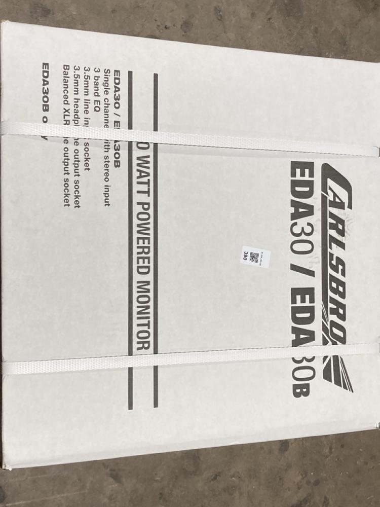 Lot 390  
            Birmingham SR106 - Collection or Optional Delivery Available 

                
CARLSBRO 30 WATT POWERED MONITOR ORIGINAL RRP £167 (LOCATION: RACKINGS)