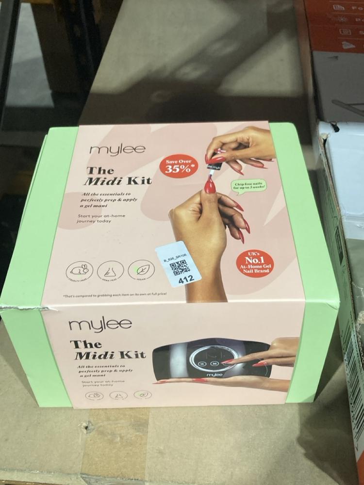Lot 412  
            Birmingham SR106 - Collection or Optional Delivery Available 

                
MYLEE THE MIDI GEL MANI KIT (LOCATION: RACKINGS)