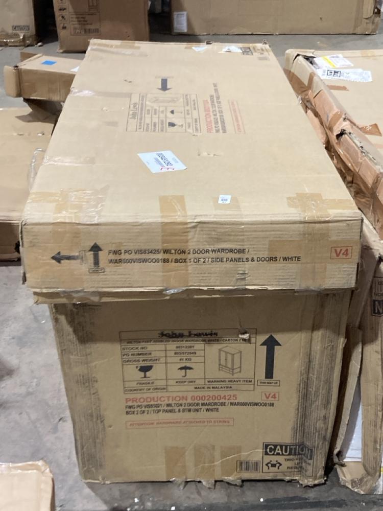 Lot 41  
            Birmingham SR106 - Collection or Optional Delivery Available 

                
JOHN LEWIS AND PARTNERS WILTON PART ASSEMBLED 2 DOOR WARDROBE ORIGINAL RRP £375 (...