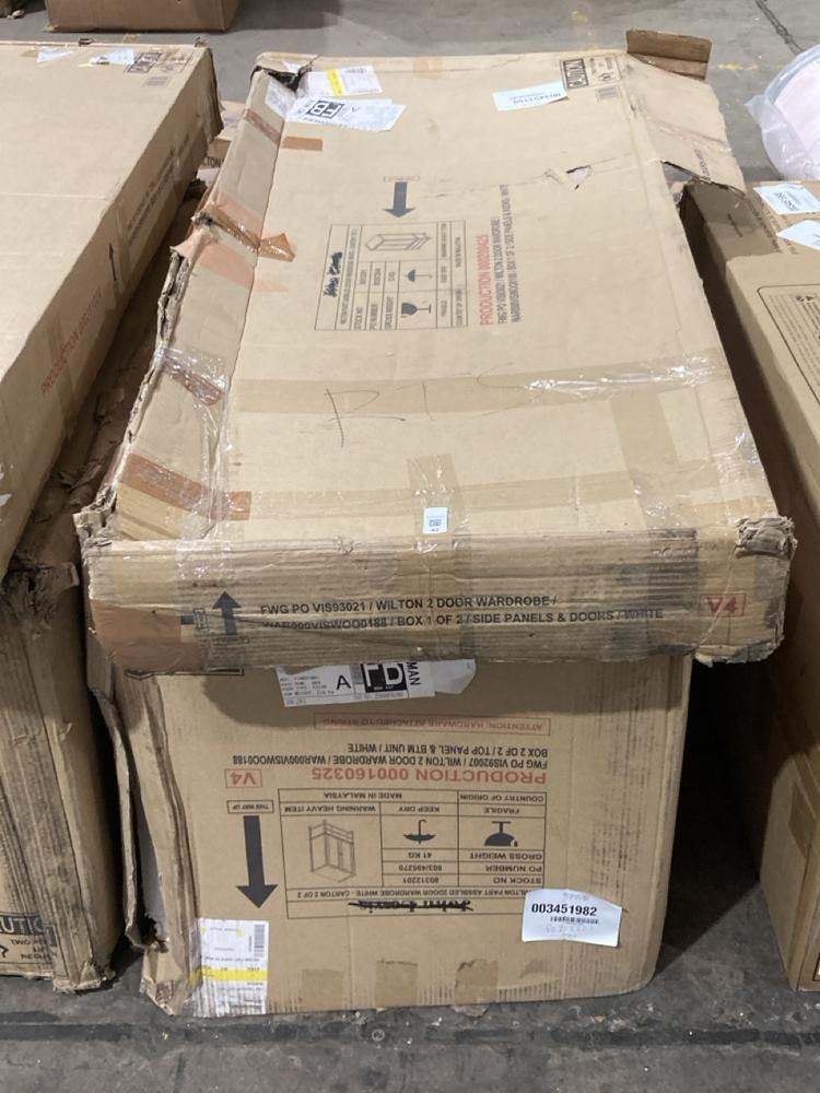 Lot 42  
            Birmingham SR106 - Collection or Optional Delivery Available 

                
JOHN LEWIS AND PARTNERS WILTON PART ASSEMBLED 2 DOOR WARDROBE ORIGINAL RRP £375 (...