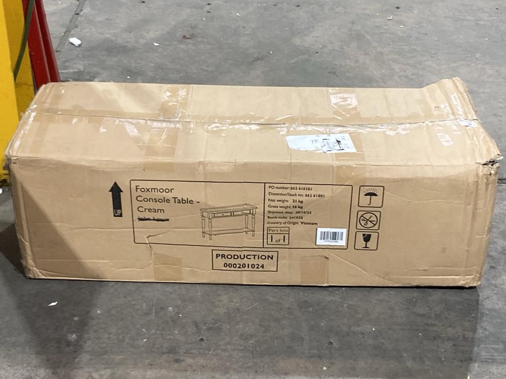 Lot 44  
            Birmingham SR106 - Collection or Optional Delivery Available 

                
JOHN LEWIS AND PARTNERS FOXMOOR CONSOLE TABLE ORIGINAL RRP £189 (003451989) (LOCA...