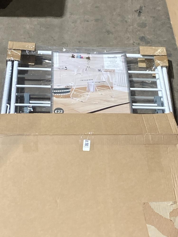 Lot 468  
            Birmingham SR106 - Collection or Optional Delivery Available 

                
DUNELM INDOOR AIRER (LOCATION: RACKINGS)