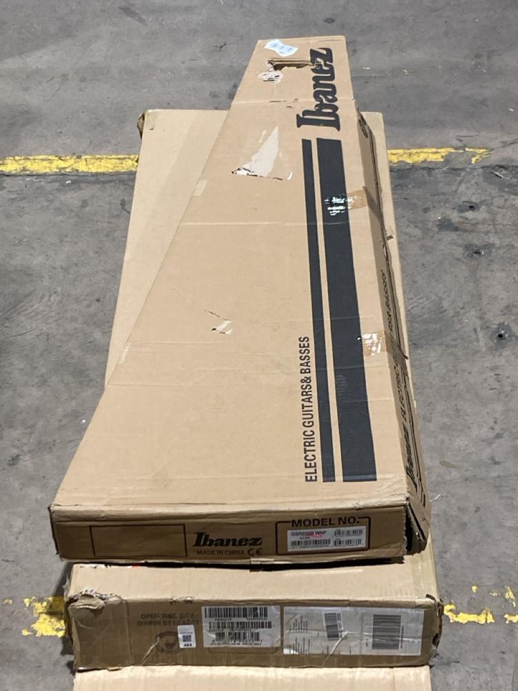 Lot 484  
            Birmingham SR106 - Collection or Optional Delivery Available 

                
JACKSON ELECTRIC GUITAR TO INCLUDE IBANEZ BASS GUITAR TOTAL ORIGINAL RRP £342 (LO...