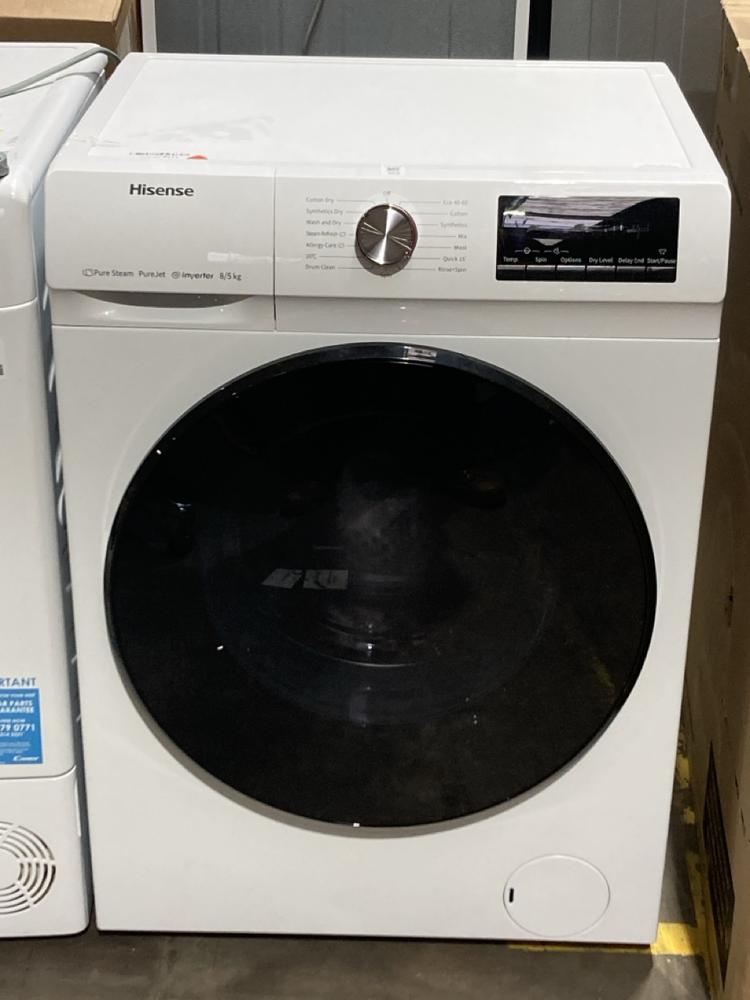 Lot 502  
            Birmingham SR106 - Collection or Optional Delivery Available 

                
HISENSE FREESTANDING WASHING MACHINE - WFQA9014EVJM - ORIGINAL RRP £369 (LOCATION...