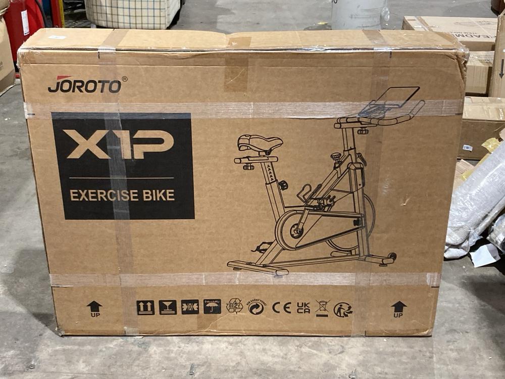 Lot 511  
            Birmingham SR106 - Collection or Optional Delivery Available 

                
JOROTO X1P EXERCISE BIKE ORIGINAL RRP £1299 (LOCATION: ROW 6 - D)